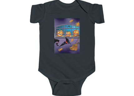 Whimsical Halloween Mischief Infant Fine Jersey Bodysuit