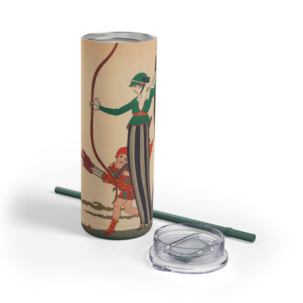 L'Arc Rouge by George Barbier Skinny Matte Tumbler, 20oz