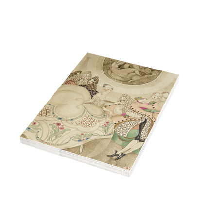 Sur talons rouges (On Red Heels) pl 01 by Gerda Wegener Greeting Cards (1, 10, 30, and 50pcs)