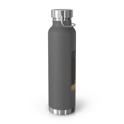 A Rich Kirghiz Huntsman with a Falcon by Vasily Vereshchagin Copper Vacuum Insulated Bottle, 22oz