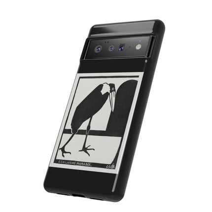 A Lame Marabou by Samuel Jessurun de Mesquita Phone Cases