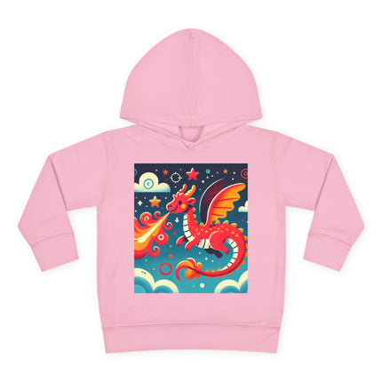 Starry Sky Dragon Toddler Pullover Fleece Hoodie