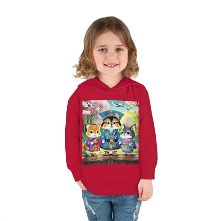 Fluffy Explorers Toddler Pullover Fleece Hoodie