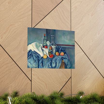 The Peppermint Bottle by Paul Cézanne Matte Horizontal Posters