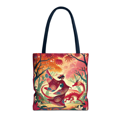 The Dragon Fairy’s Dance Tote Bag – Enchanted Grace & Spring Magic