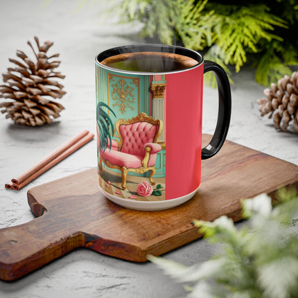 The Salon Rooster Colorful Mugs (11oz, 15oz)