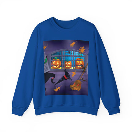 Whimsical Halloween Mischief Unisex Heavy Blend™ Crewneck Sweatshirt