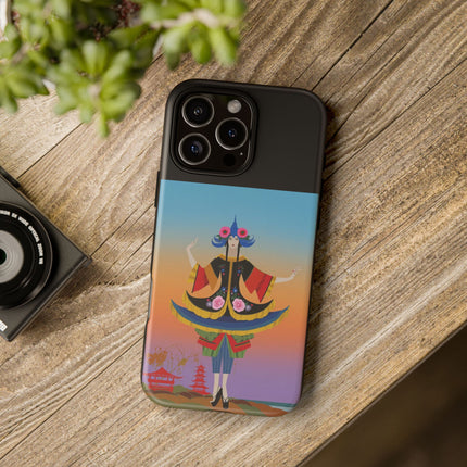 Colorful Dancer Phone Case – Vibrant Grace & Cultural Elegance