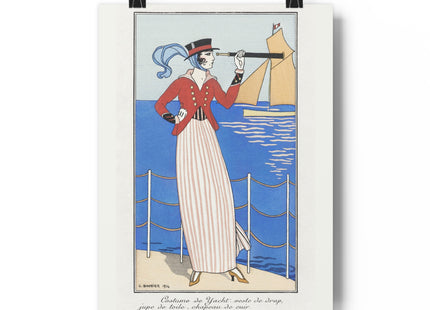 Costume de Yacht by George Barbier Giclée Art Print