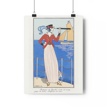 Costume de Yacht by George Barbier Giclée Art Print