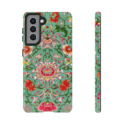Colorful Floral Pattern by Owen Jones Phone Cases