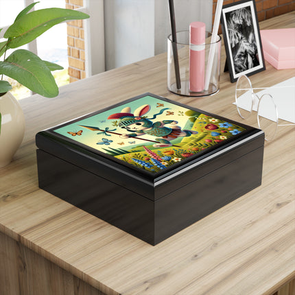 Rabbit Gladiator Jewelry Box