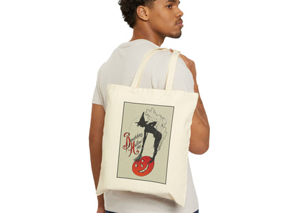 Bewitching Halloween Cotton Canvas Tote Bag
