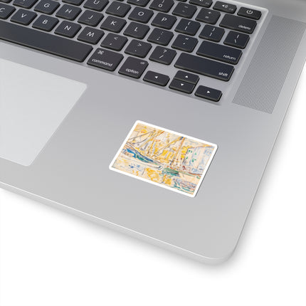 Saint-Tropez by Paul Signac Kiss-Cut Stickers (4 Sizes)