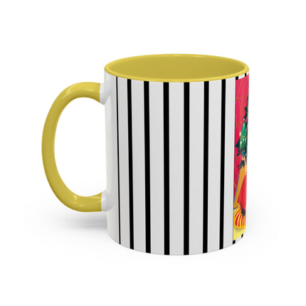 Art Deco Christmas Enchantment Colorful Mugs (11oz, 15oz)