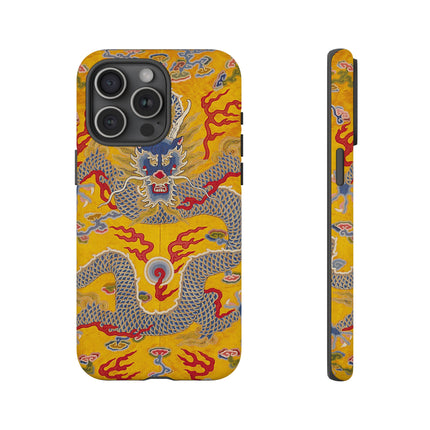 Majestic Dragon Regalia – Imperial 12-Symbol Robe Phone Cases