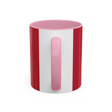 Whimsical Geisha Kitten in a Valentine Garden Colorful Mugs (11oz, 15oz)