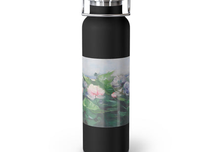 Water Lilies by Karl Hagemeister Copper Vacuum Insulated Bottle, 22oz