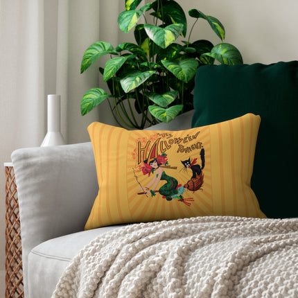 The Bewitching Ride Spun Polyester Lumbar Pillow