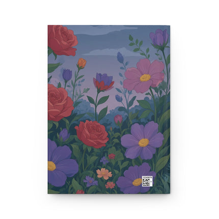 🌹💛 The Lady Of The Giant Rose Garden Hardcover Journal – Art Deco Fashion Illustration