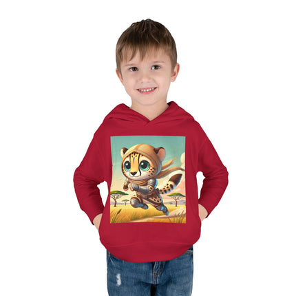 Swift Cheetah Toddler Pullover Fleece Hoodie