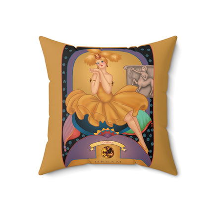 November & Topaz (from the Gem Series) by Sofia Chiostri Spun Polyester Square Pillow
