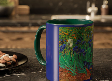 Irises by Vincent Van Gogh Colorful Mugs (11oz, 15oz)