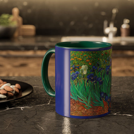 Irises by Vincent Van Gogh Colorful Mugs (11oz, 15oz)