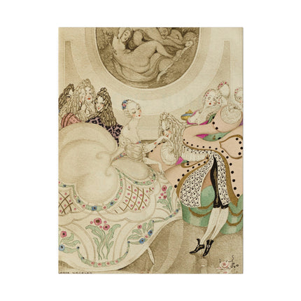 Sur Talons Rouges (On Red Heels) – Romantic Art Deco Illustration by Gerda Wegener