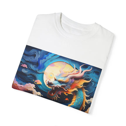 A Dragon's Ascent Unisex Garment-Dyed T-shirt