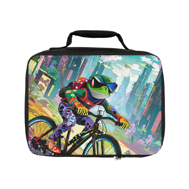 Cyberpunk Frog Lunch Bag