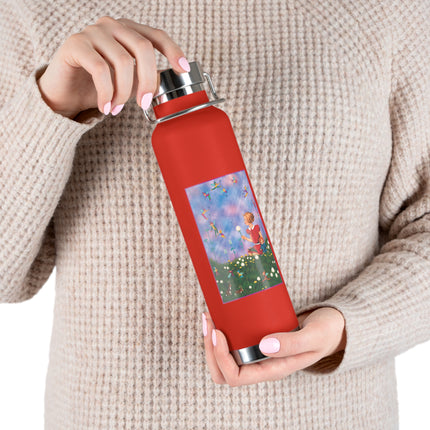 Whimsical Moments Copper Vacuum Insulated Bottle, 22 oz