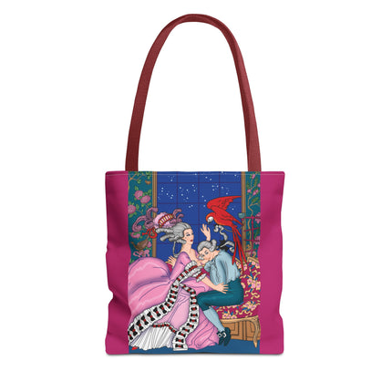 The Jealous Parrot by George Barbier Tote Bag (AOP)
