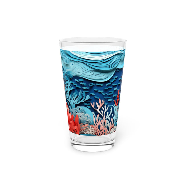 Enchanting Underwater Scene Glass, 16oz