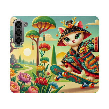 🛹🐉 Dragon Dance on Wheels Flip Case – Bold Adventure & Dynamic Grace