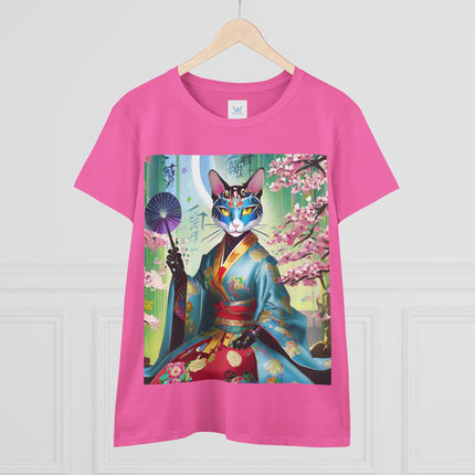 Cyberpunk Geisha Cotton Tee