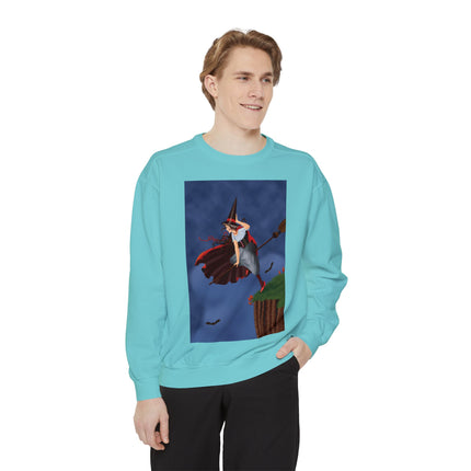 The Enchanted Witch Unisex Garment-Dyed Sweatshirt