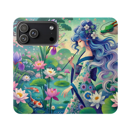 Fairy of the Koi Pond Flip Case – Mystical Harmony & Pond Enchantment