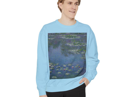 Water Lilies by Claude Monet Unisex Garment-Dyed Sweatshirt