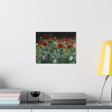 Poppies (A Study of Poppies for Carnation, Lily, Lily, Rose) by John Singer Sargent Matte Horizontal Posters