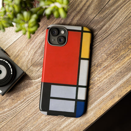 Composition with Red, Yellow, Blue, and Black by Piet Mondrian Phone Cases