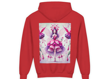 Fuchsia Fairy Youth Heavy Blend Hooded Sweatshirt