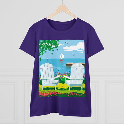 Tranquil Retreat Women's Midweight Cotton Tee