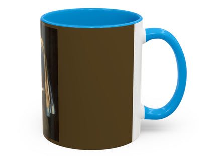 Girl with a Pearl Earring by Johannes Vermeer Colorful Mugs (11oz, 15oz)
