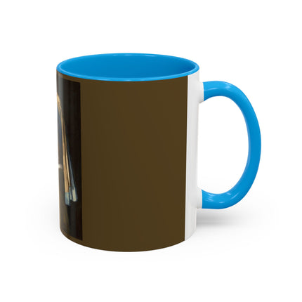 Girl with a Pearl Earring by Johannes Vermeer Colorful Mugs (11oz, 15oz)