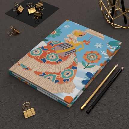 🌸❄️ The Winter Flower Garden Hardcover Journal – Whimsical Holiday Fantasy