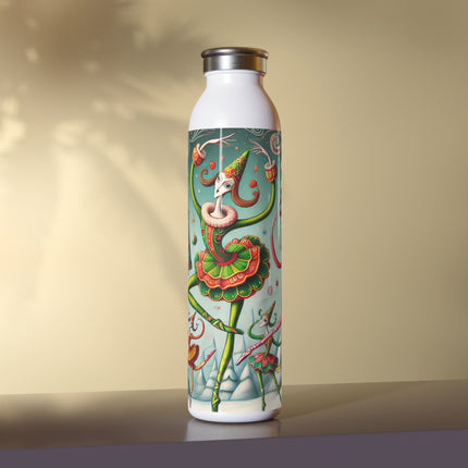 Christmas Ballet of the Absurd Slim Water Bottle