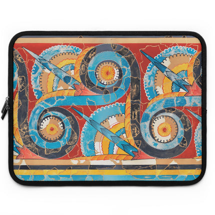 Reproduction of S-Spiral Frieze by Emile Gilliéron Laptop Sleeve