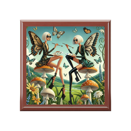Butterfly Atelier Fairies Jewelry Box – Whimsical Artists in the Meadow