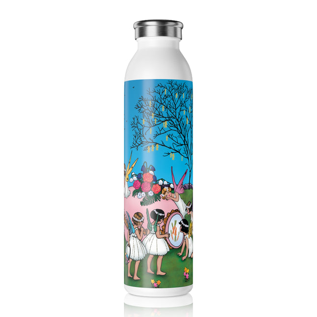 Enchanted Easter Gathering Slim Water Bottle